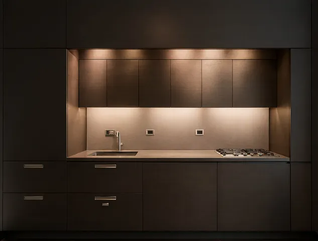 a close view of sink