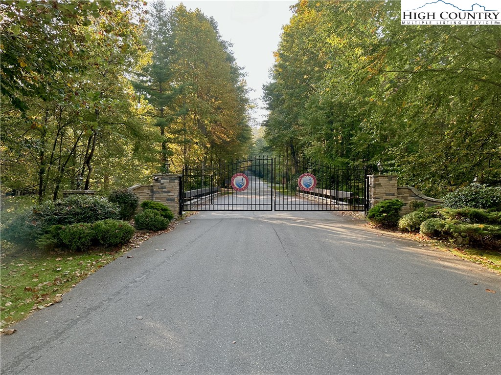 1736 Twin Rivers Drive Boone, NC 28607 - Photo 45 of 46 a view of a street with a bench and trees