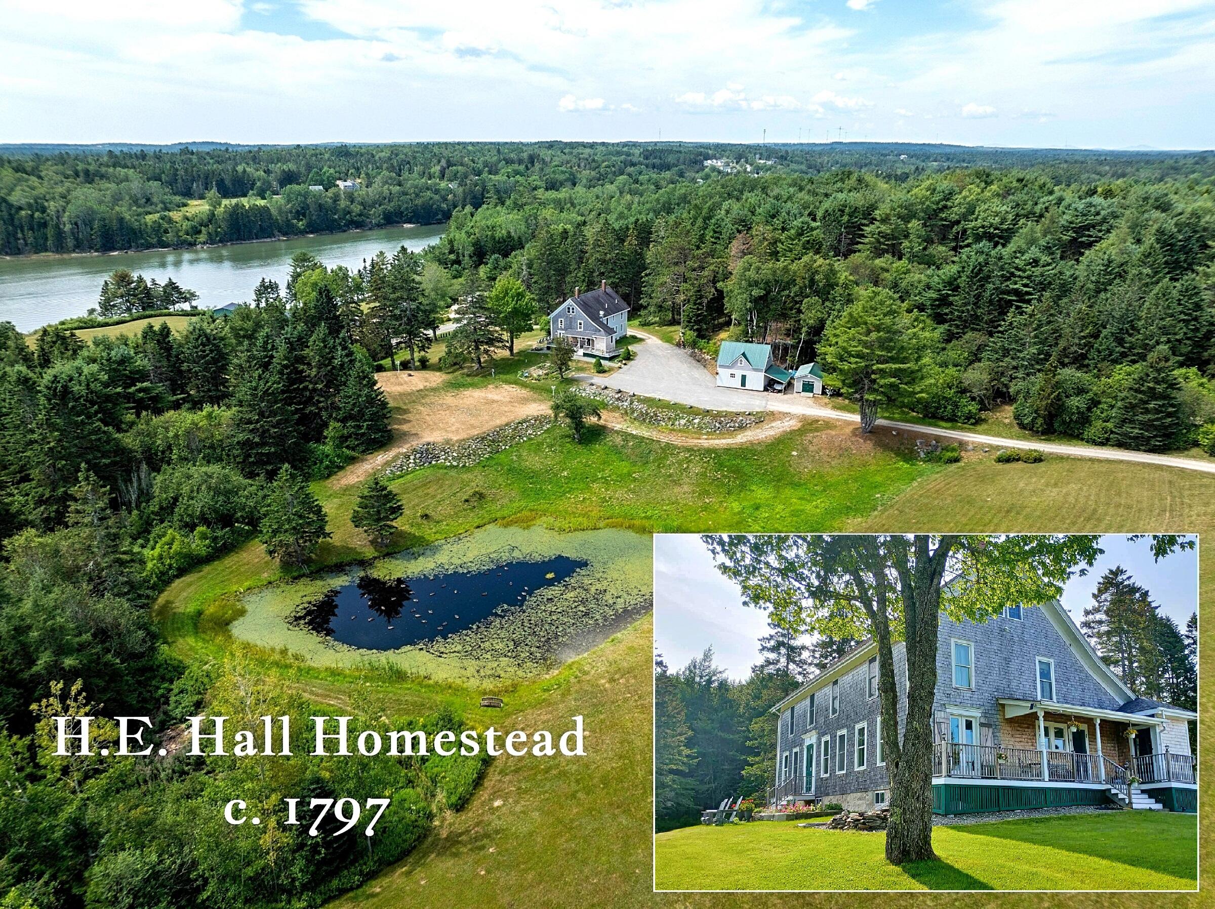 185 Old Us Rt 1 Rt 1, Unit RT Jonesboro, ME 04648 - Photo 1 of 38 Hall Homestead 1