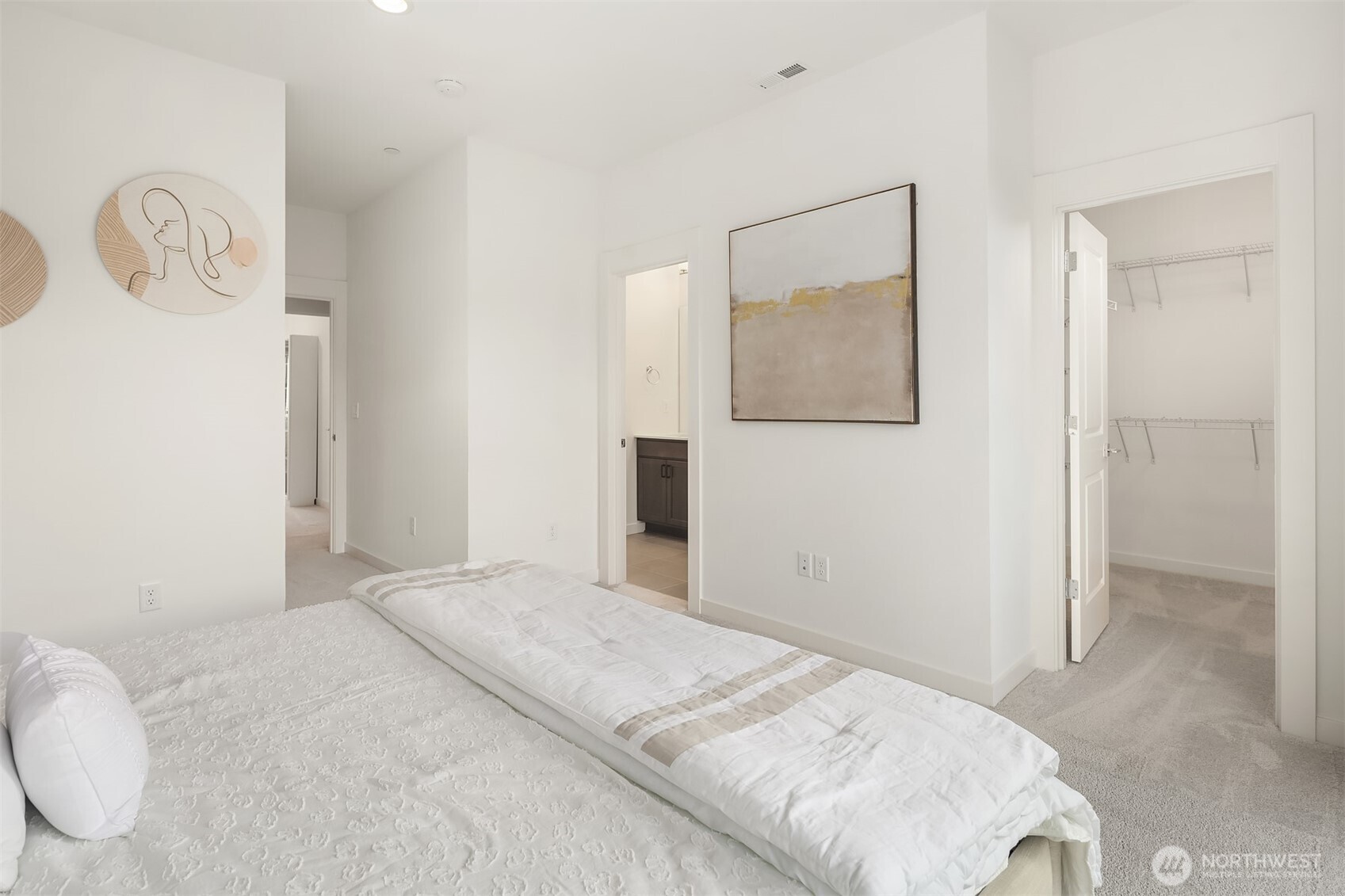 21822 25th Avenue Southeast, Unit B Bothell, WA 98021 - Photo 22 of 34 a bedroom with a bed and a window