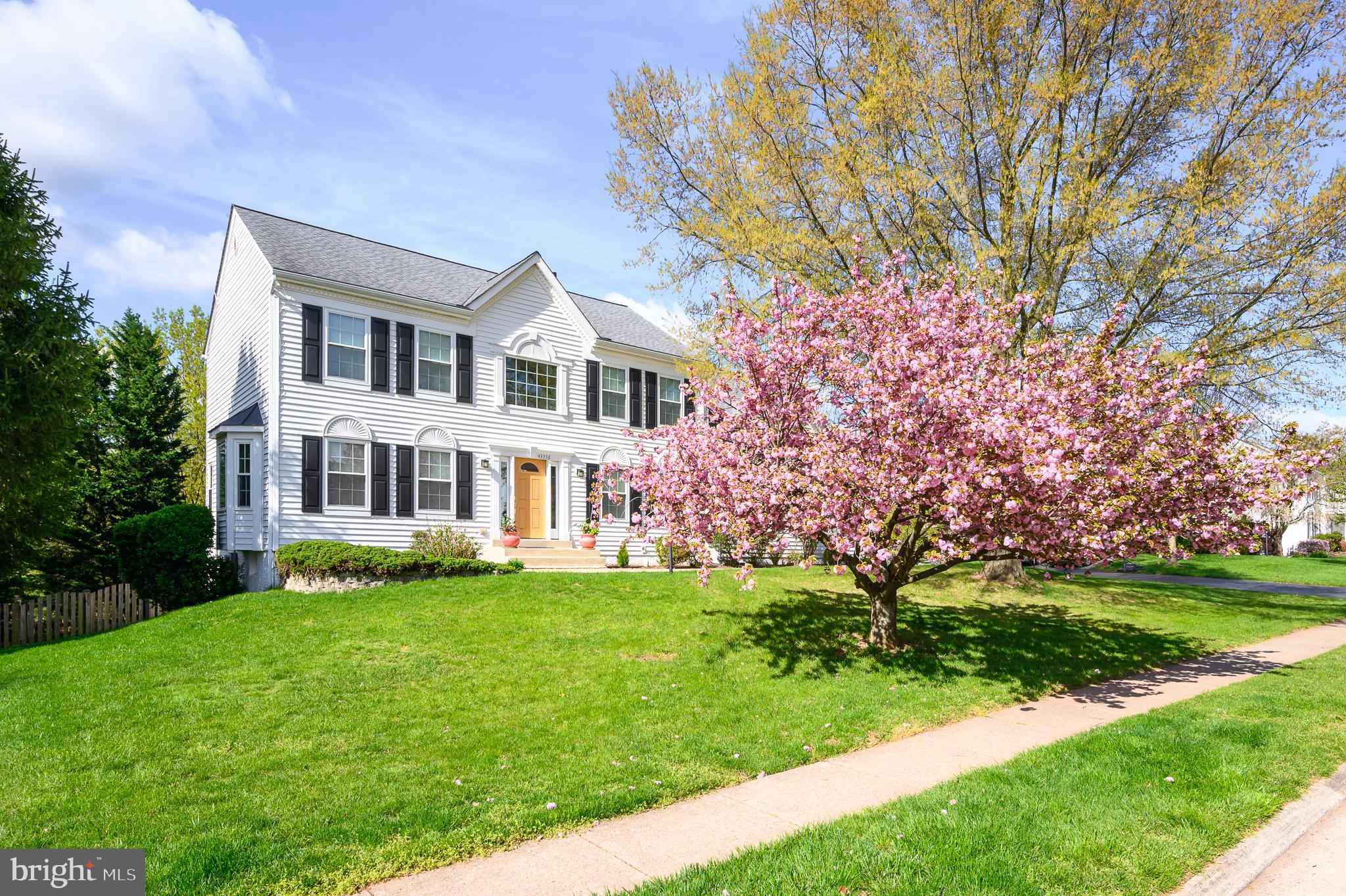 43356 Wayside Circle Ashburn, VA 20147 - Photo 4 of 52 a front view of a house with a garden