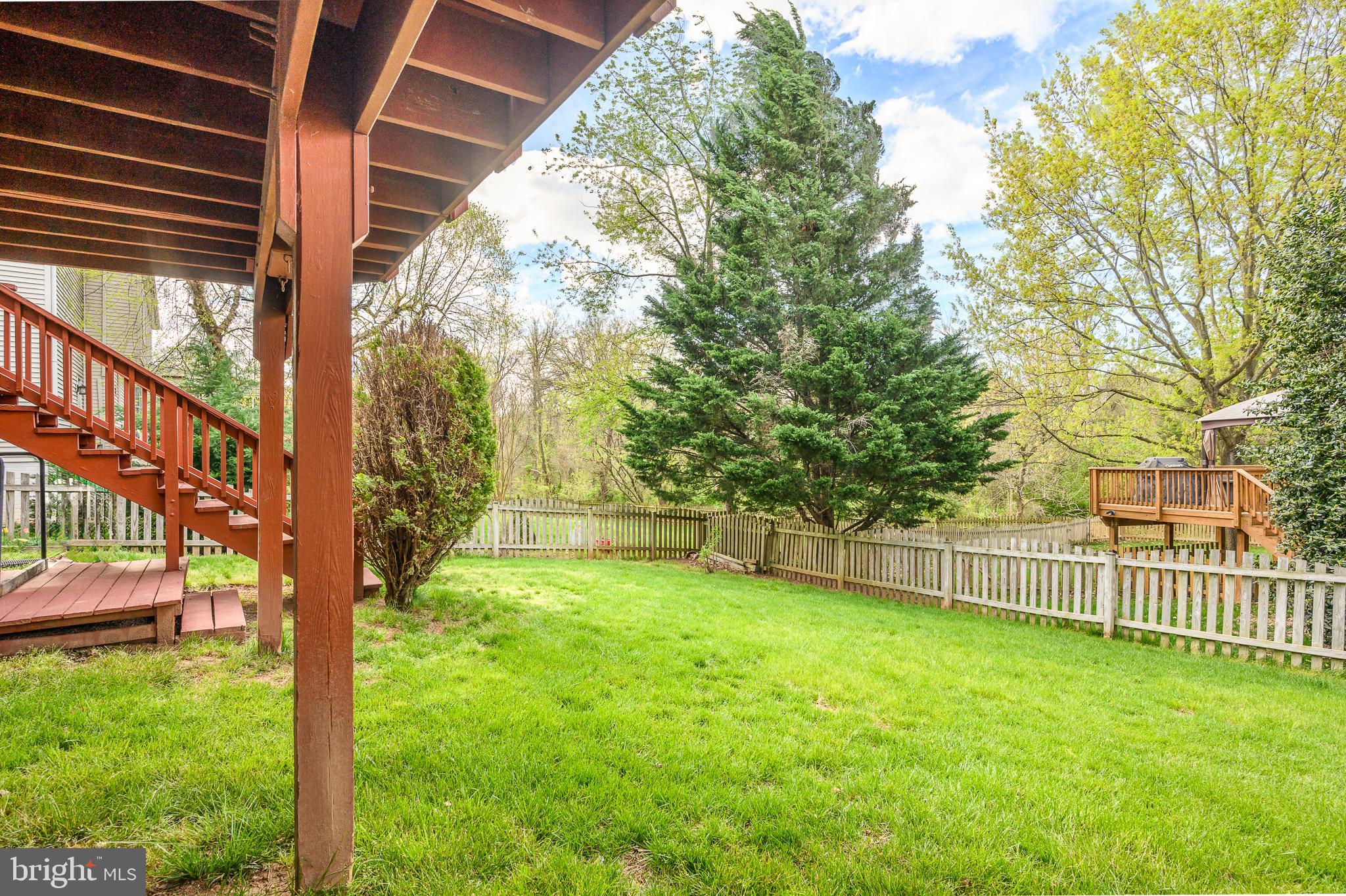 43356 Wayside Circle Ashburn, VA 20147 - Photo 8 of 52 a view of a backyard with large trees