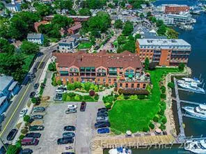 a view of a porch with wooden floor