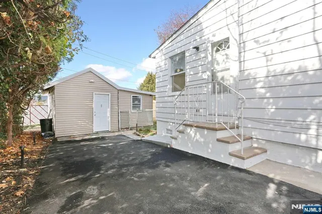 a view of a house with a patio