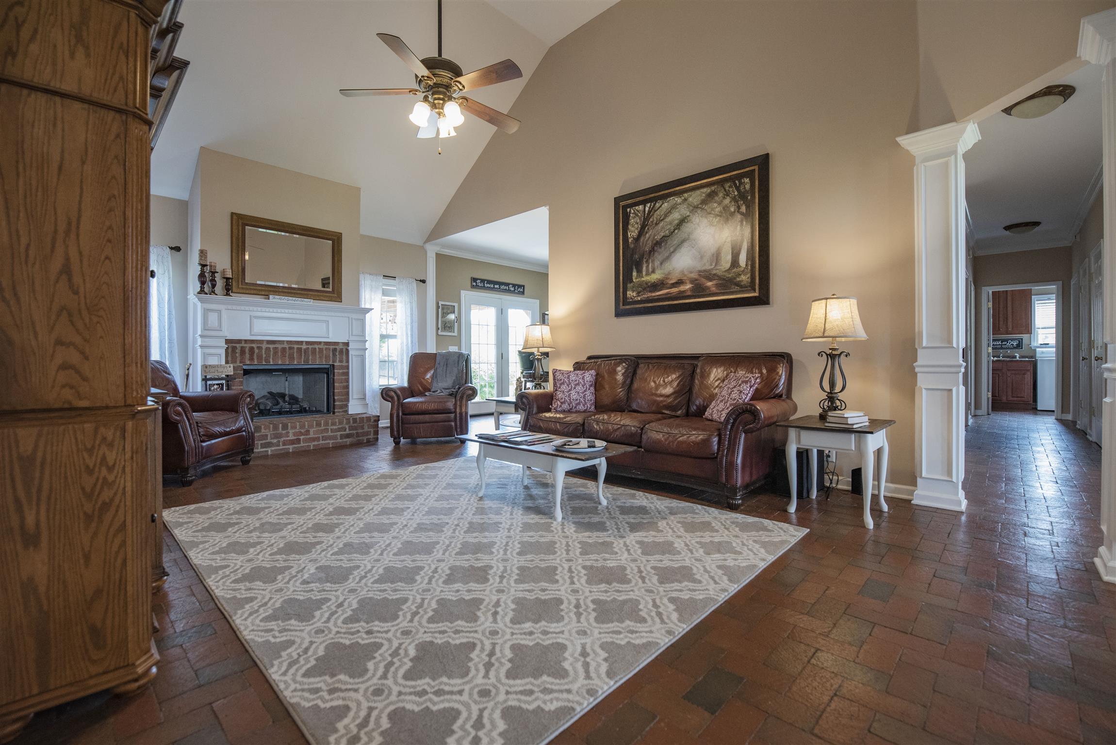 10600 Taylor Road Rockvale, TN 37153 - Photo 30 of 30 This open floor plan is perfect for indoor entertaining! You will love using the fireplace on those cold winter nights! 10600 Taylor Rd, Rockvale, TN 37153