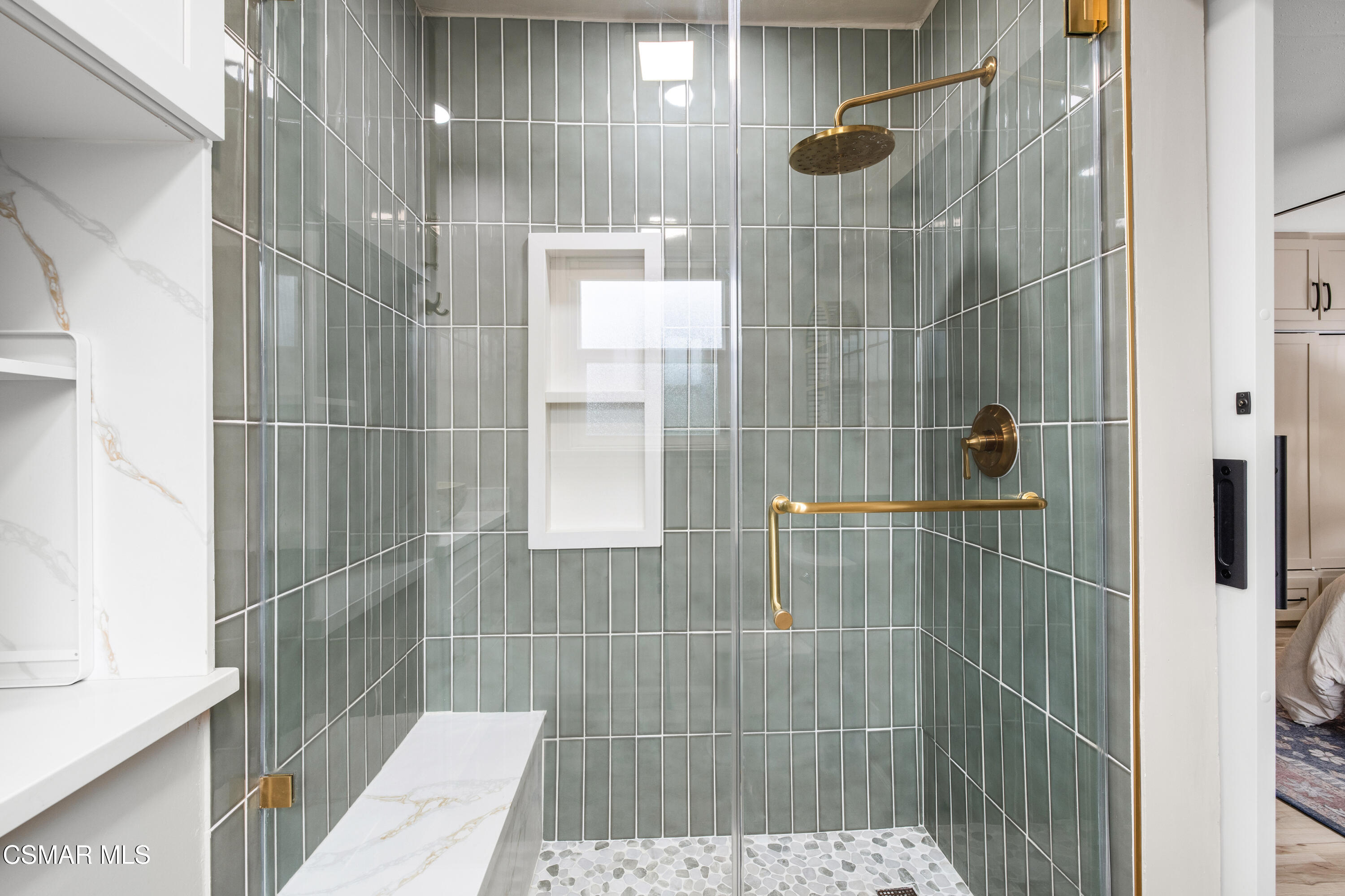 4391 Adam Road Simi Valley, CA 93063 - Photo 19 of 30 a bathroom with a shower