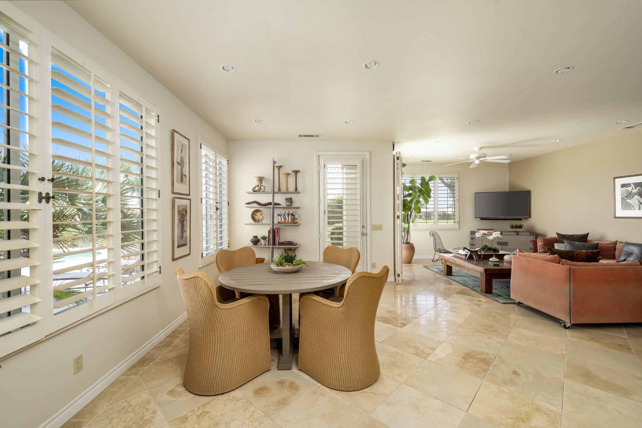57084 Merion La Quinta, CA 92253 - Photo 30 of 56 a view of a living room and dining room