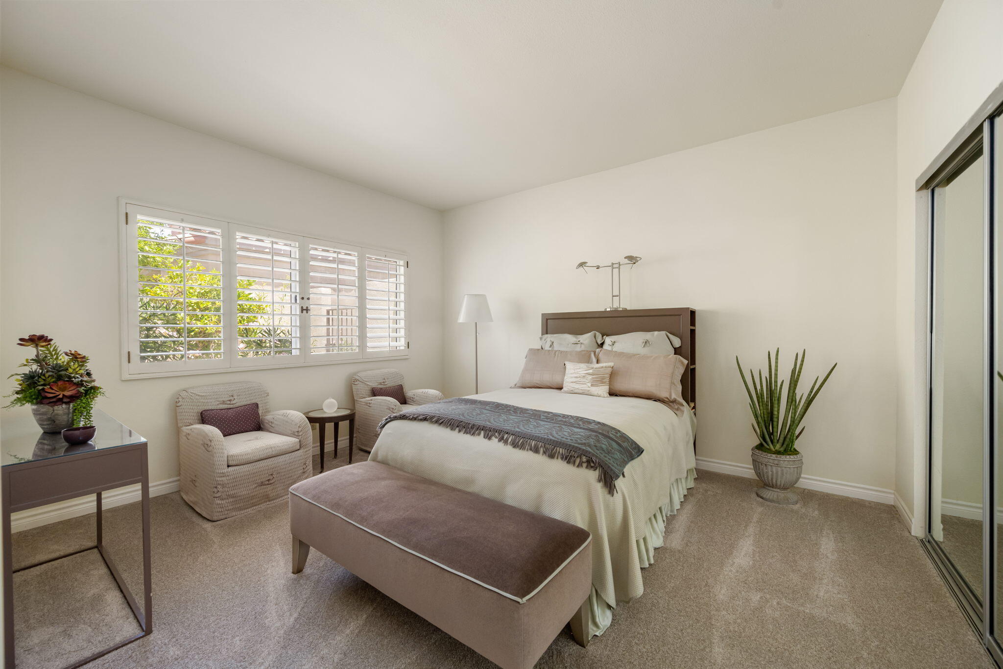 57084 Merion La Quinta, CA 92253 - Photo 51 of 56 a bedroom with a bed and windows