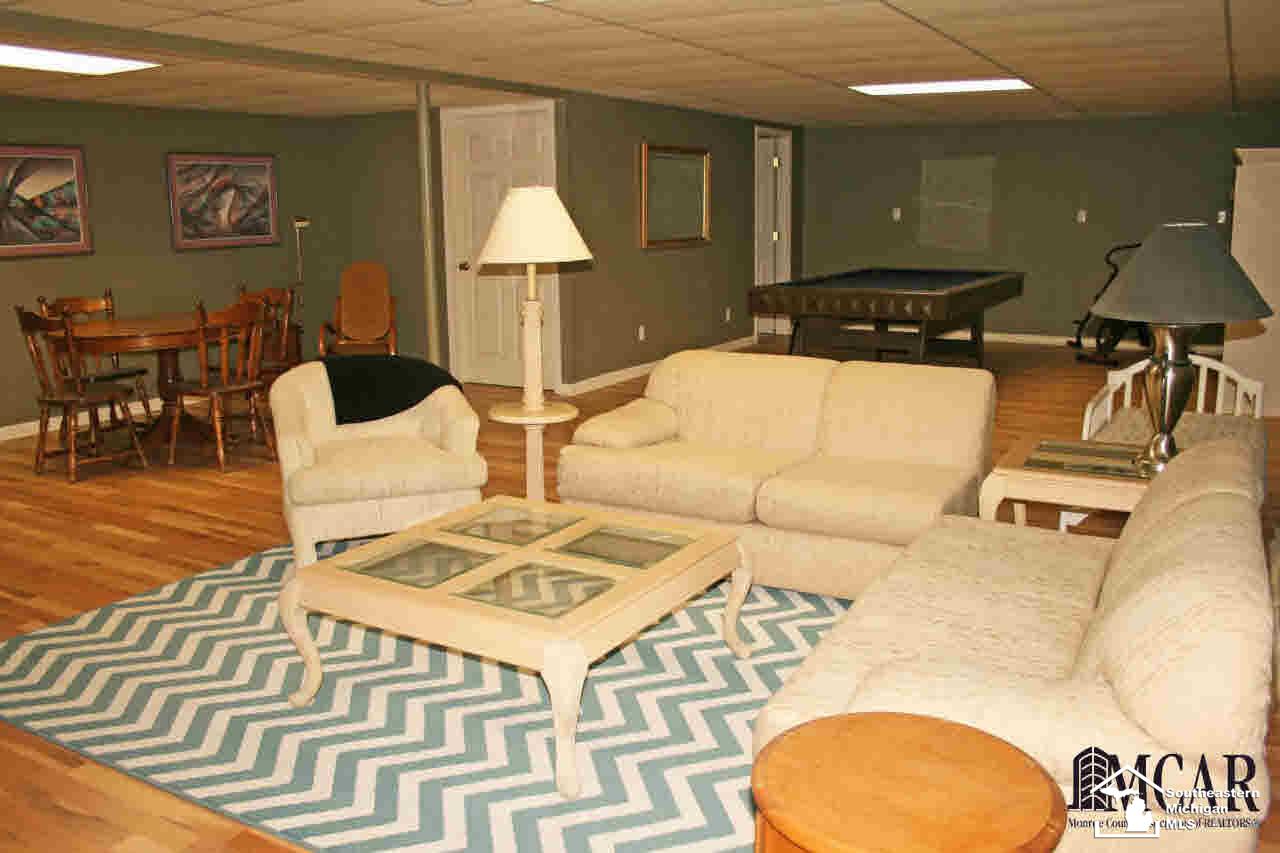 2215 East Hurd Road Monroe, MI 48162 - Photo 26 of 30 Basement Family Room