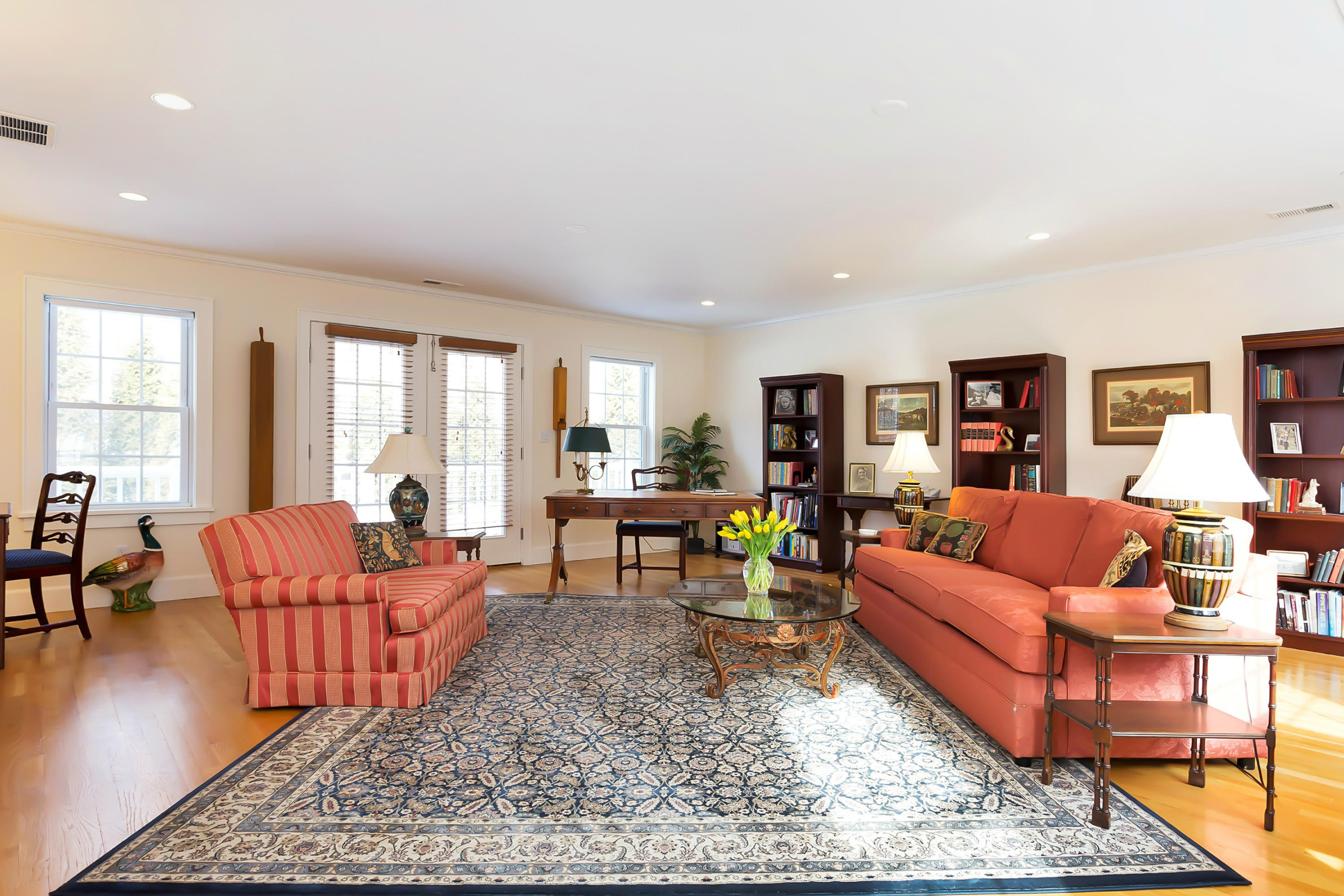 279 Silvermine Road New Canaan, CT 06840 - Photo 13 of 24 a living room with furniture and wooden floor