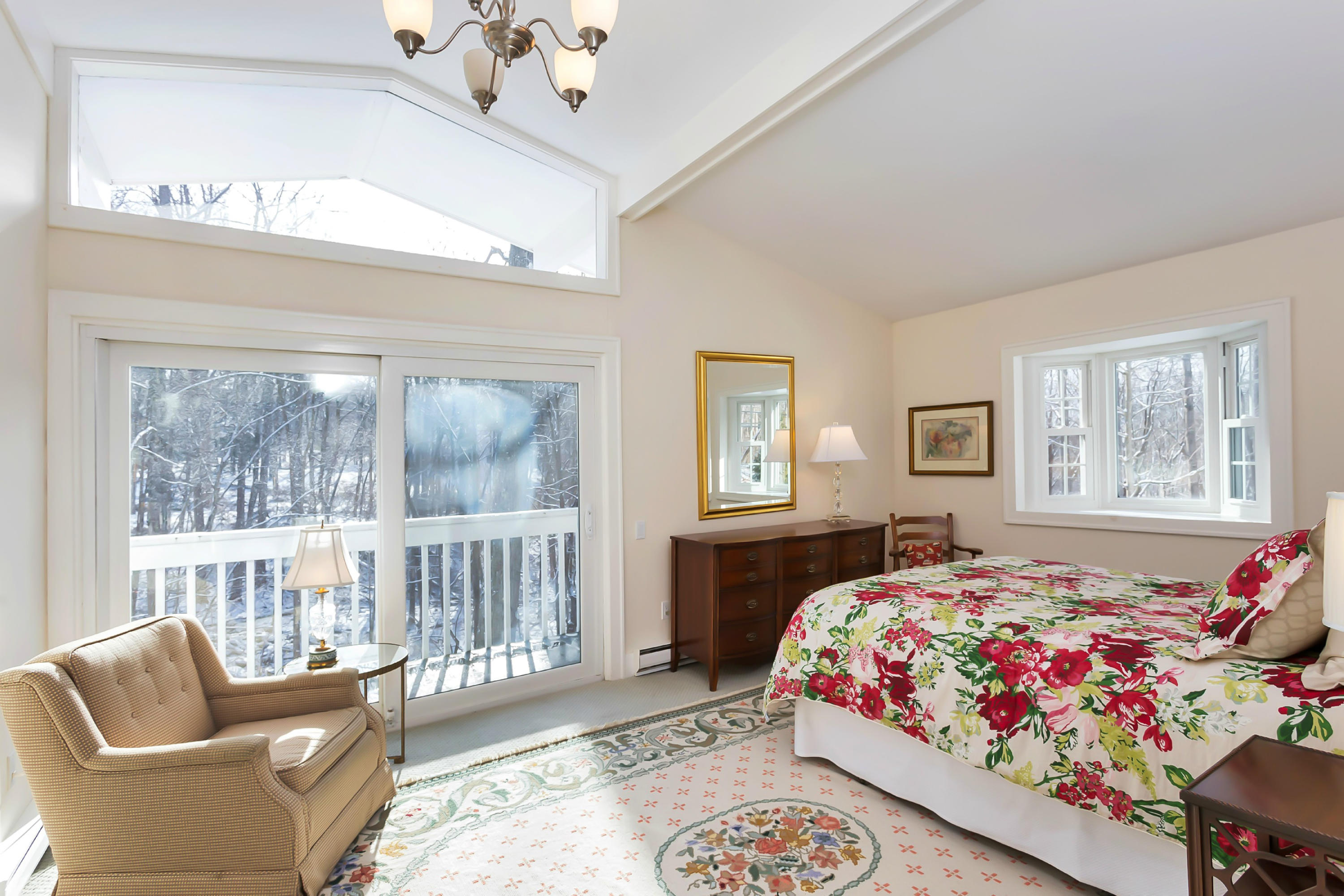 279 Silvermine Road New Canaan, CT 06840 - Photo 16 of 24 a bedroom with bed and wooden floor