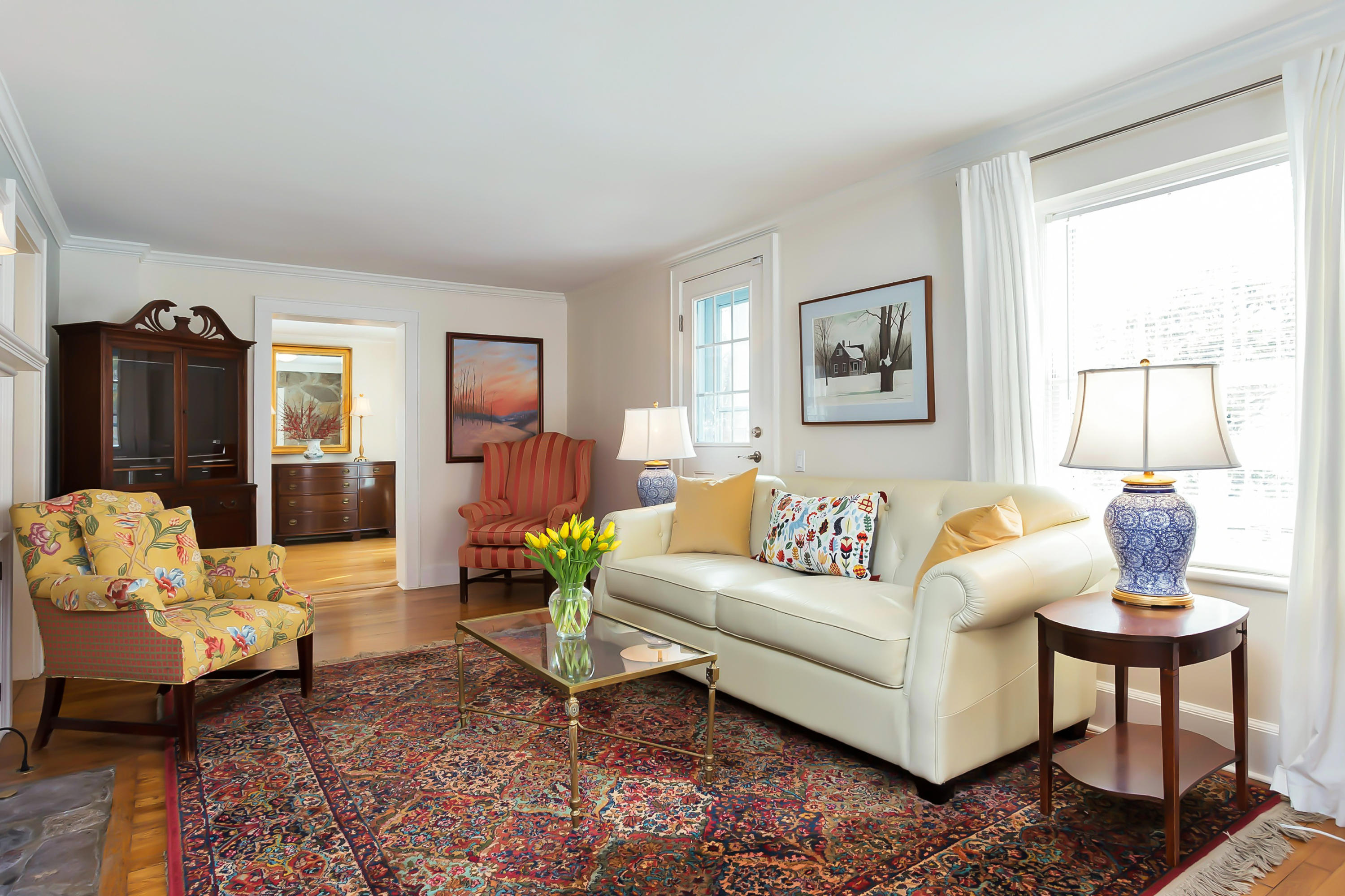 279 Silvermine Road New Canaan, CT 06840 - Photo 4 of 24 a living room with furniture and a window