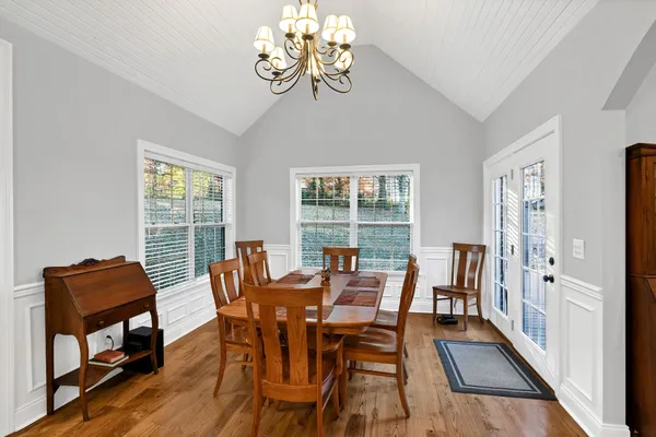a kitchen with a sink stove and refrigerator