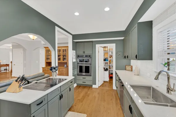 a room with storage and utility