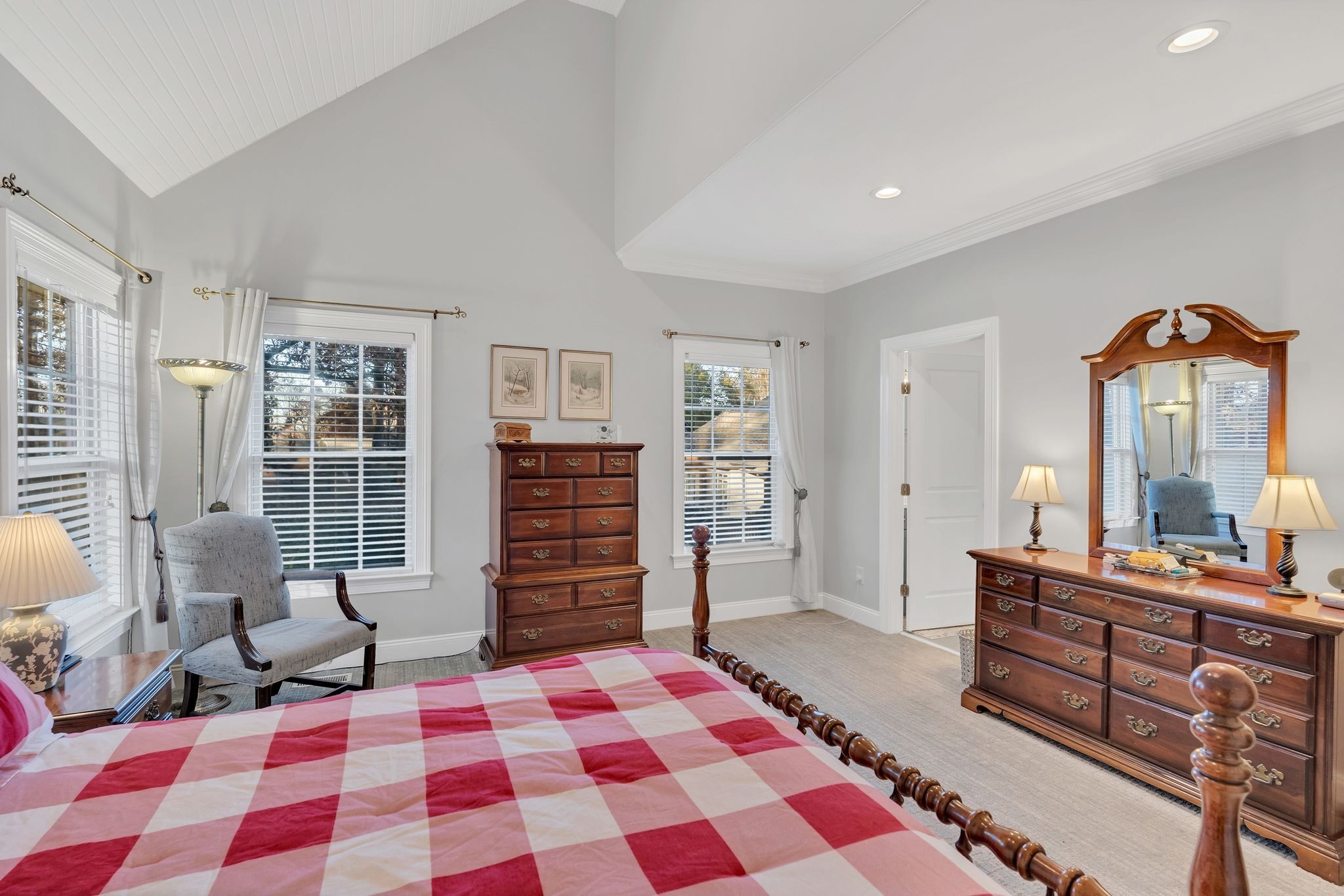 7315 McCormick Drive Fairview, TN 37062 - Photo 22 of 56 a bedroom with a bed and wooden floor