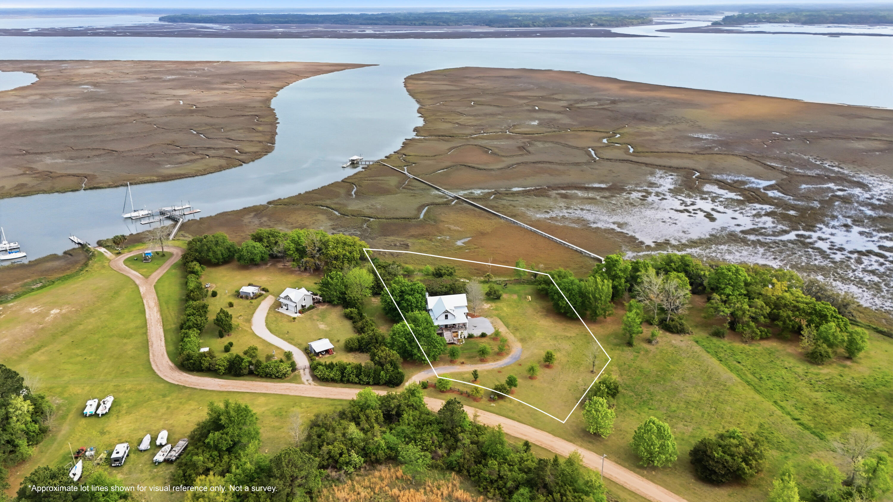 1692 Wharf Ferry Road Edisto Island, SC 29438 - Photo 3 of 55 63-053_DJI_20260403101520_0022_D_1