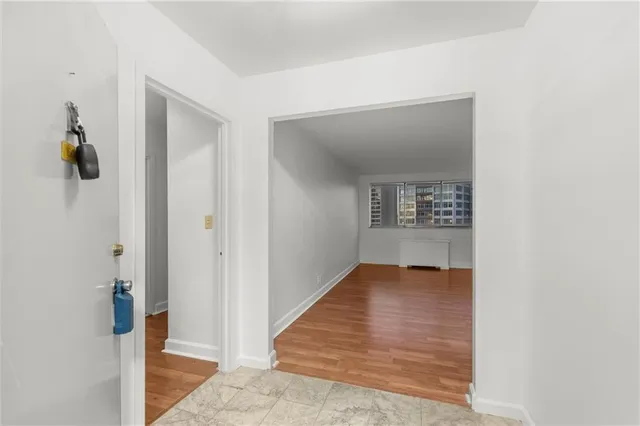 a view of an entryway door