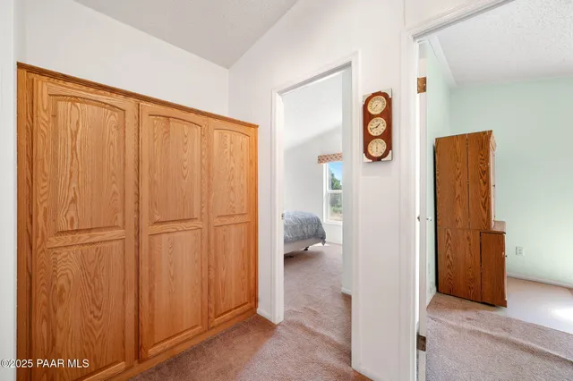 a workspace with furniture and window