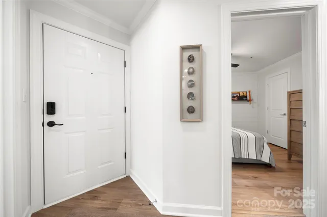 a kitchen with stainless steel appliances a refrigerator and a stove