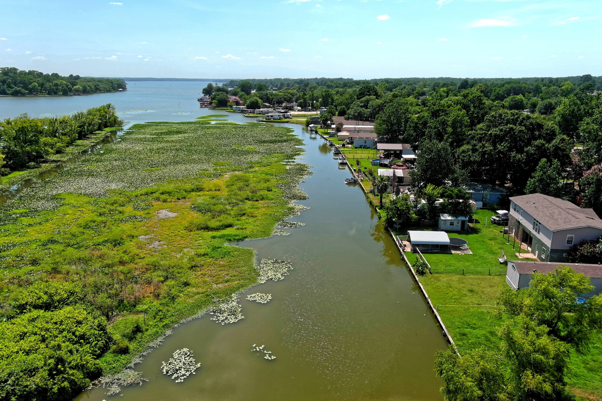 9810 Arbor Oak Willis, TX 77318 - Photo 36 of 43 a view of a lake with a city view