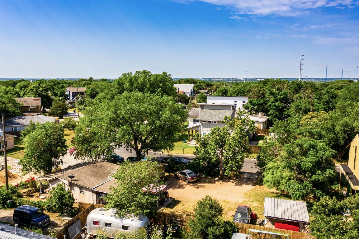 1144 Mason Avenue Austin, TX 78721 - Photo 14 of 37 an aerial view of a house with a yard