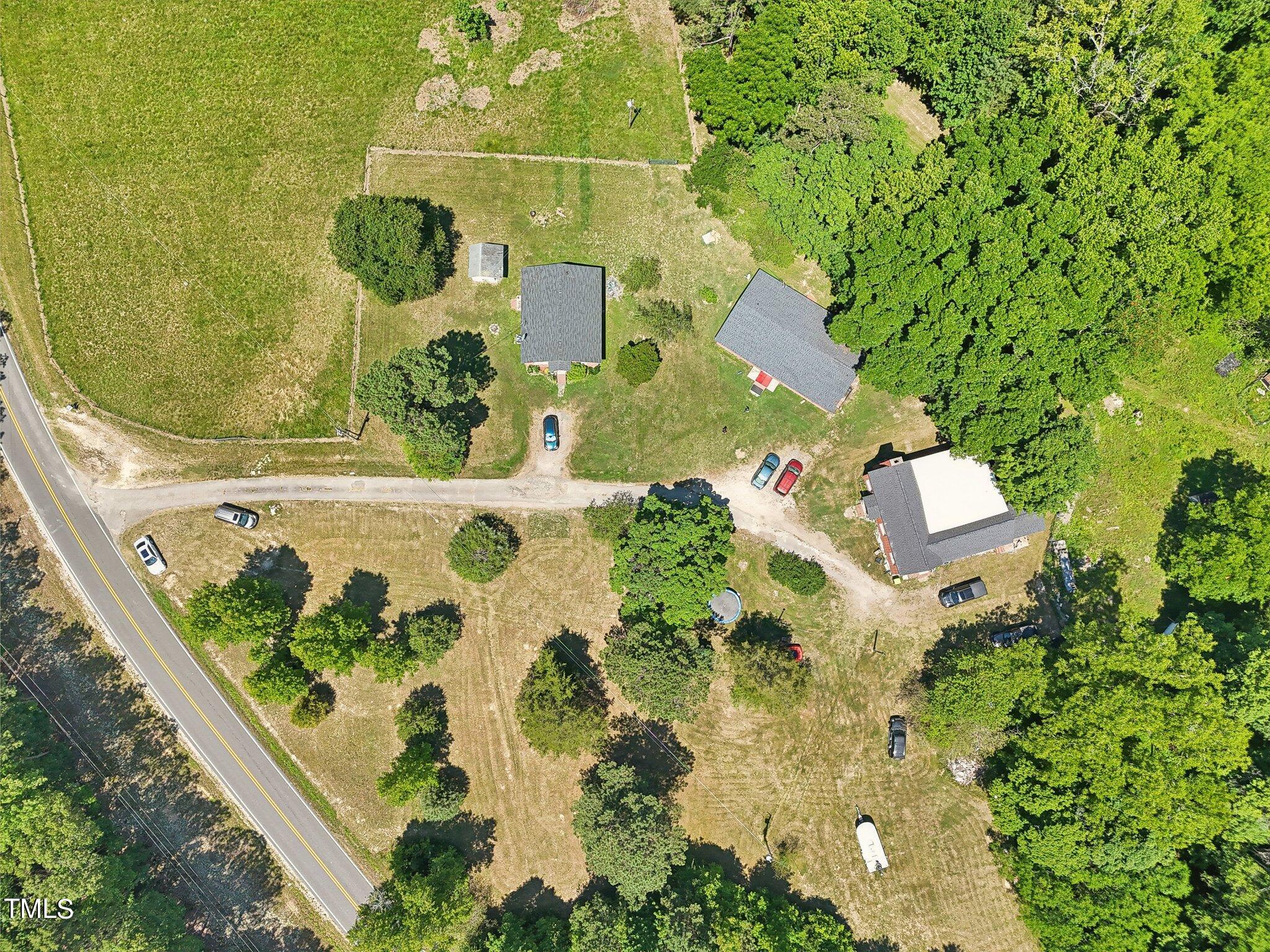 425 Kittrell Road Kittrell, NC 27544 - Photo 65 of 69 an aerial view of a residential houses with yard