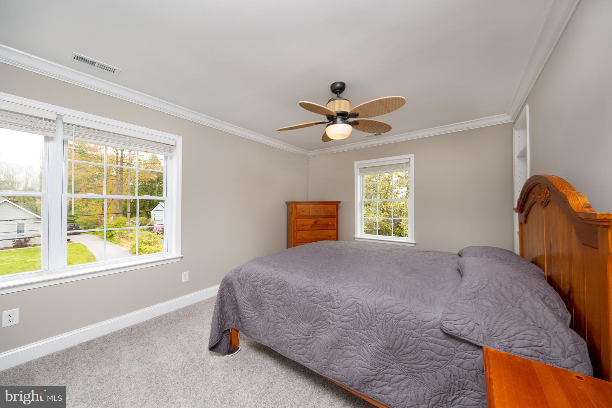 5307 Forge Road White Marsh, MD 21162 - Photo 15 of 45 Second Bedroom w/ Crown & Ceiling Fan