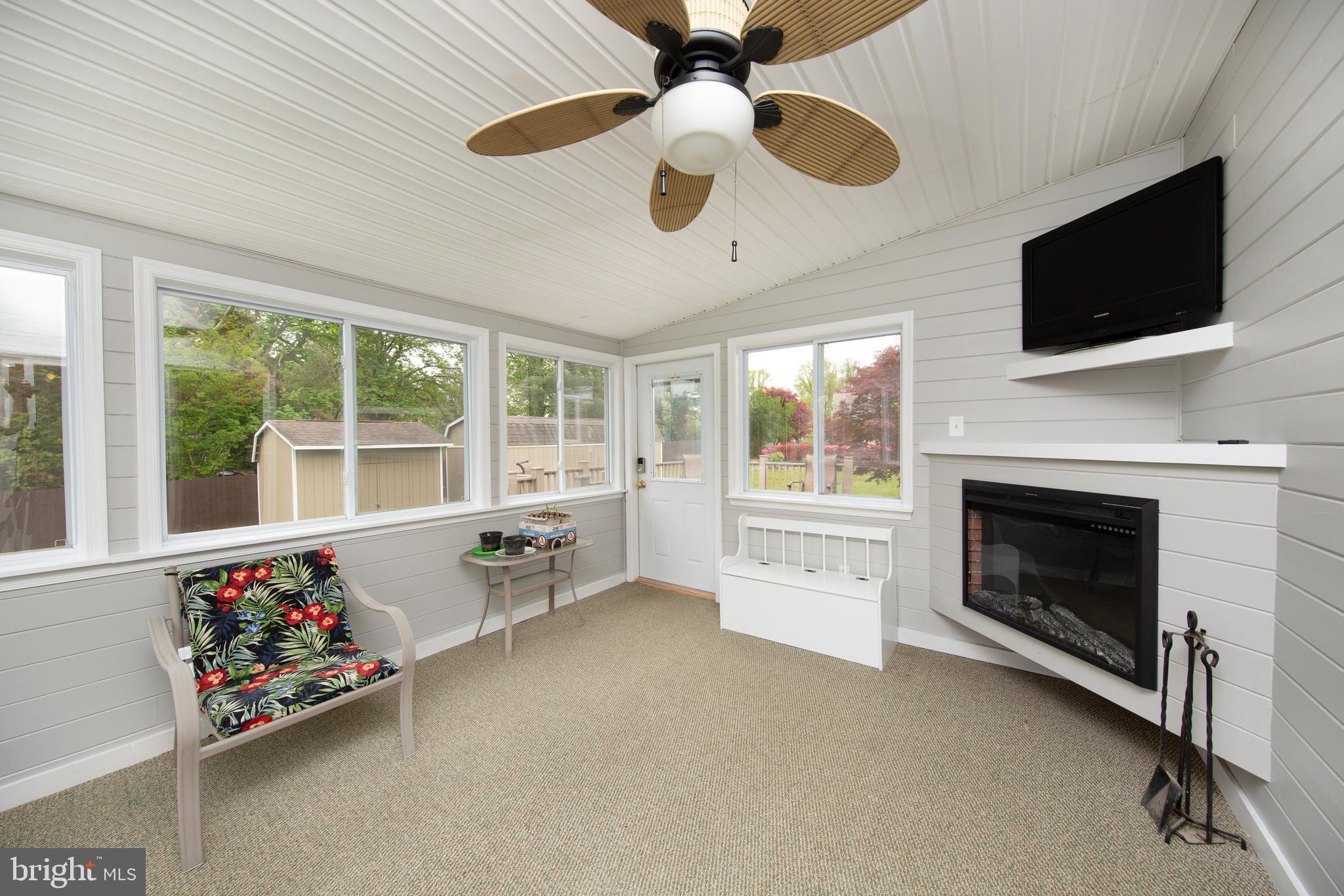 5307 Forge Road White Marsh, MD 21162 - Photo 22 of 45 Cheerful Sunroom w/ FP