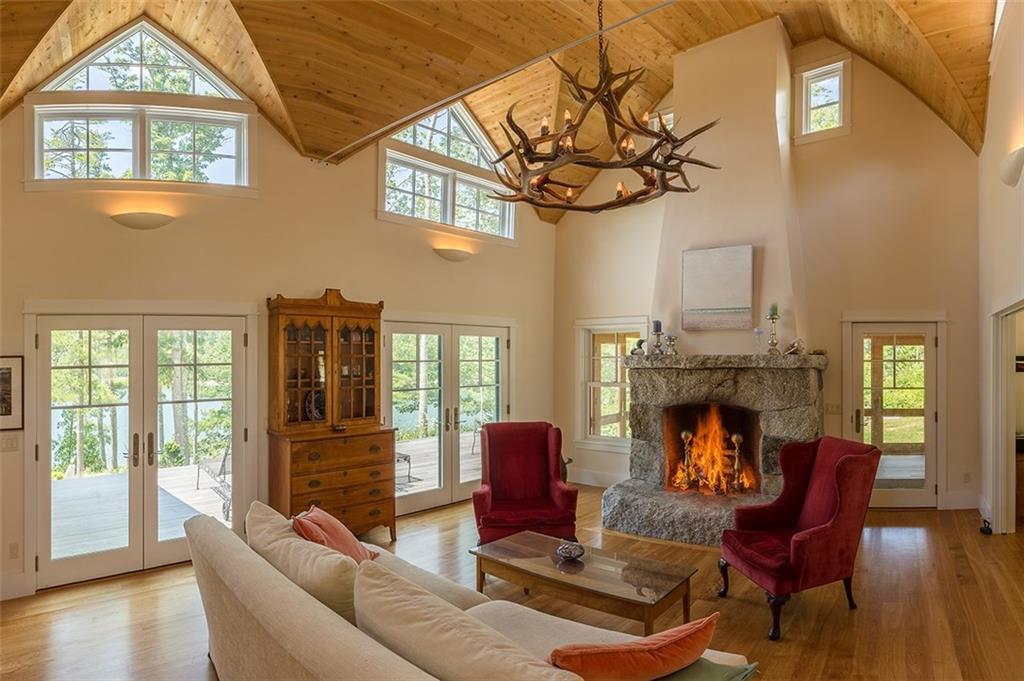 171 Falls Bridge Road Blue Hill, ME 04614 - Photo 7 of 32 Stunning great room with cedar...