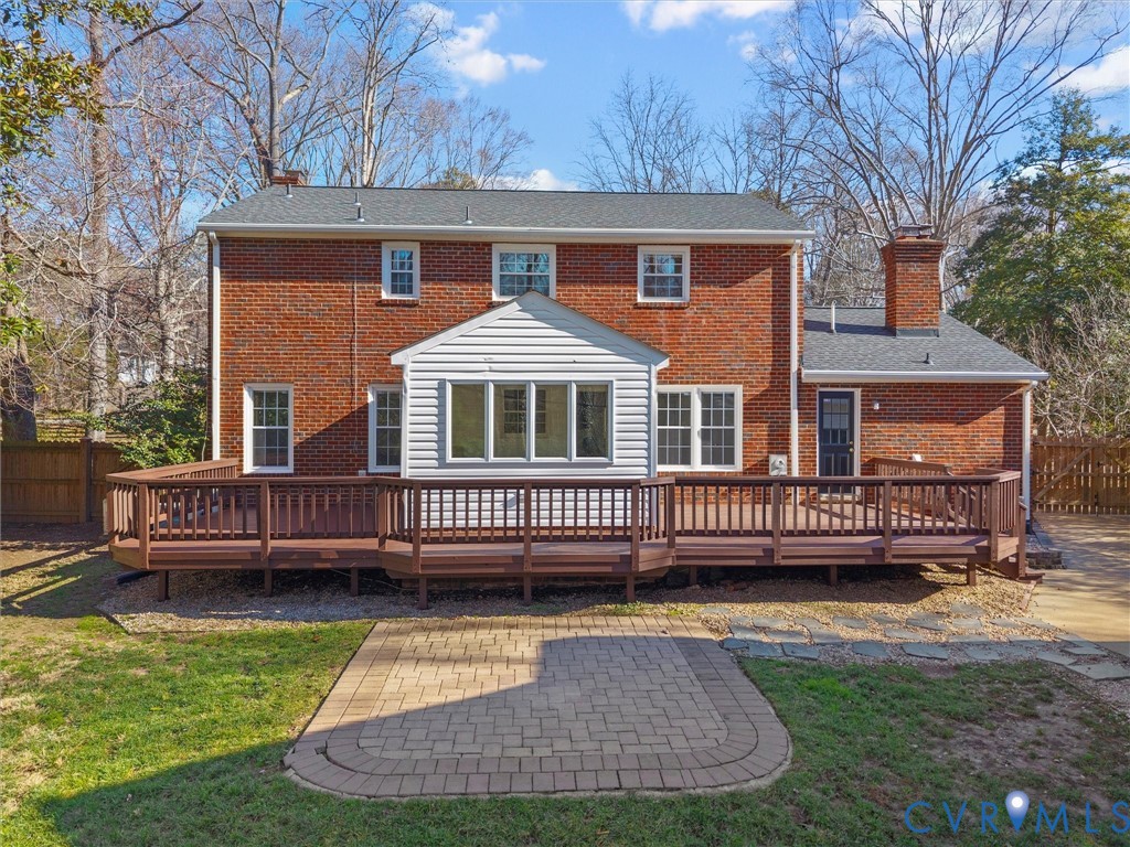 1330 Winslow Road Richmond, VA 23235 - Photo 41 of 46 a front view of a house with a garden