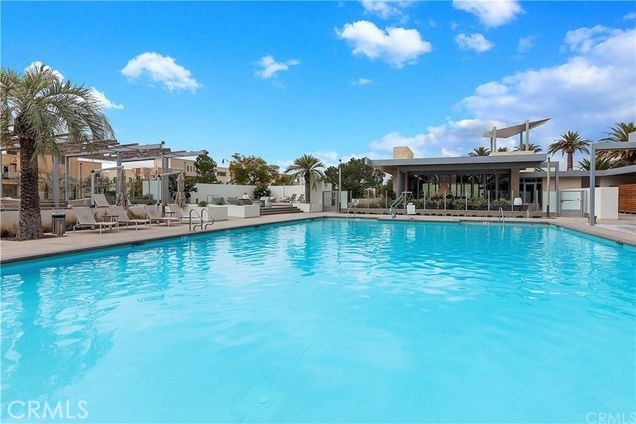 179 Cadence Irvine, CA 92618 - Photo 38 of 41 a view of swimming pool with outdoor seating and city view