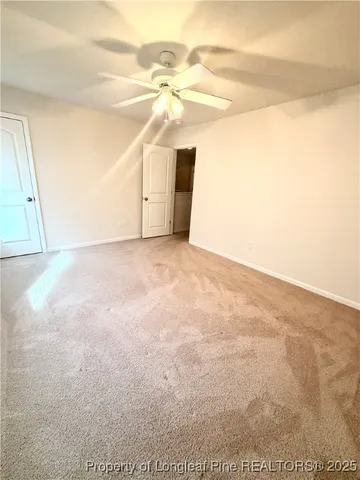 a view of a big room with wooden floor