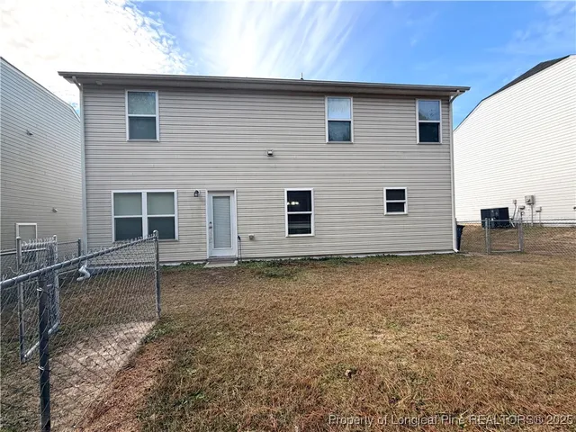 a backyard of a house