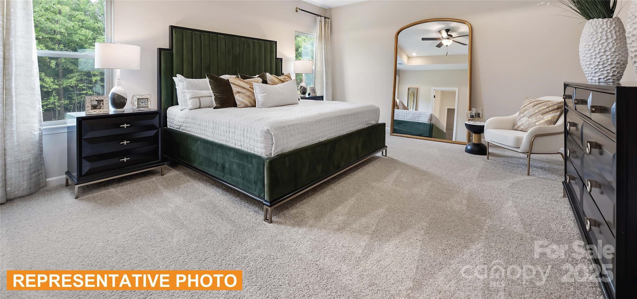 310 Wicker Drive Salisbury, NC 28147 - Photo 7 of 14 a spacious bedroom with a bed and a dresser