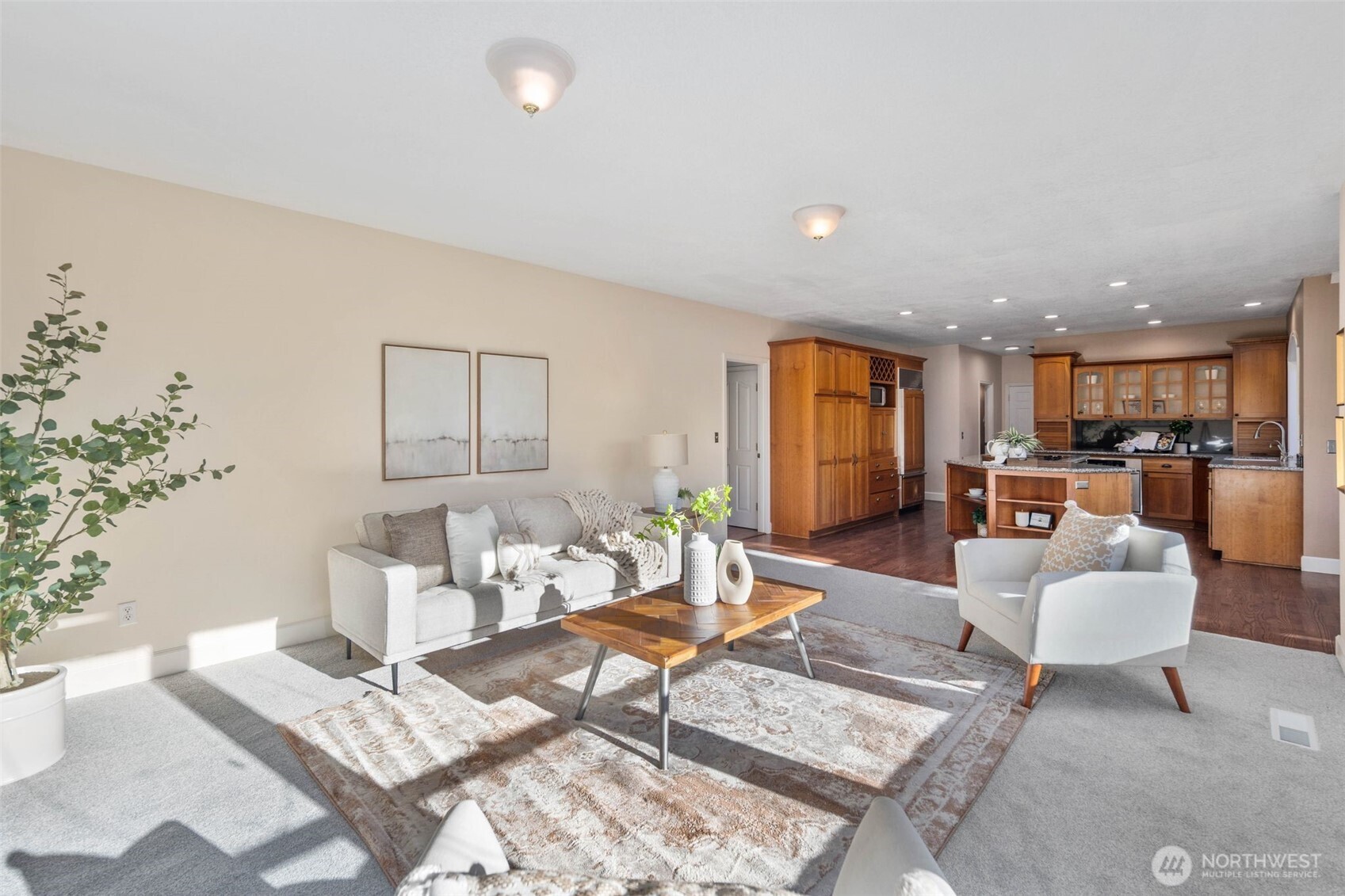 16104 Northeast 6th Court Ridgefield, WA 98642 - Photo 12 of 40 a living room with furniture and a table