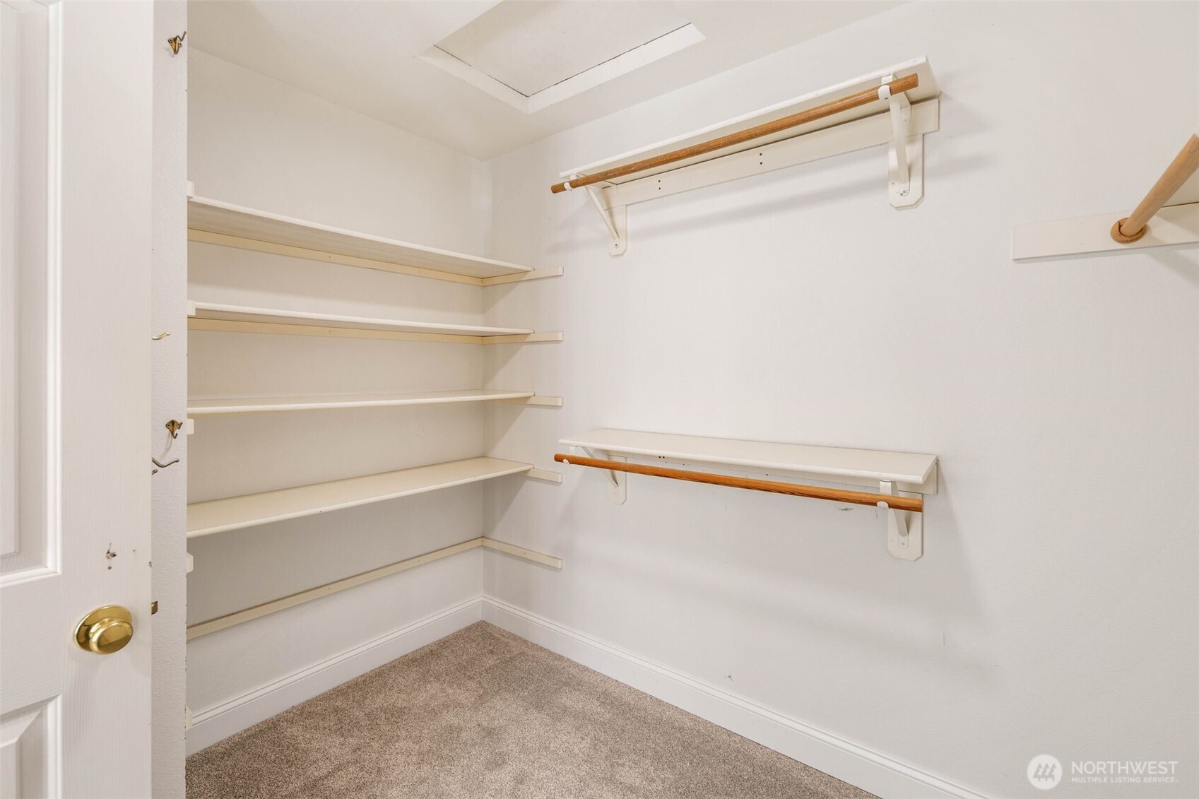 16104 Northeast 6th Court Ridgefield, WA 98642 - Photo 28 of 40 a view of walk in closet with empty racks