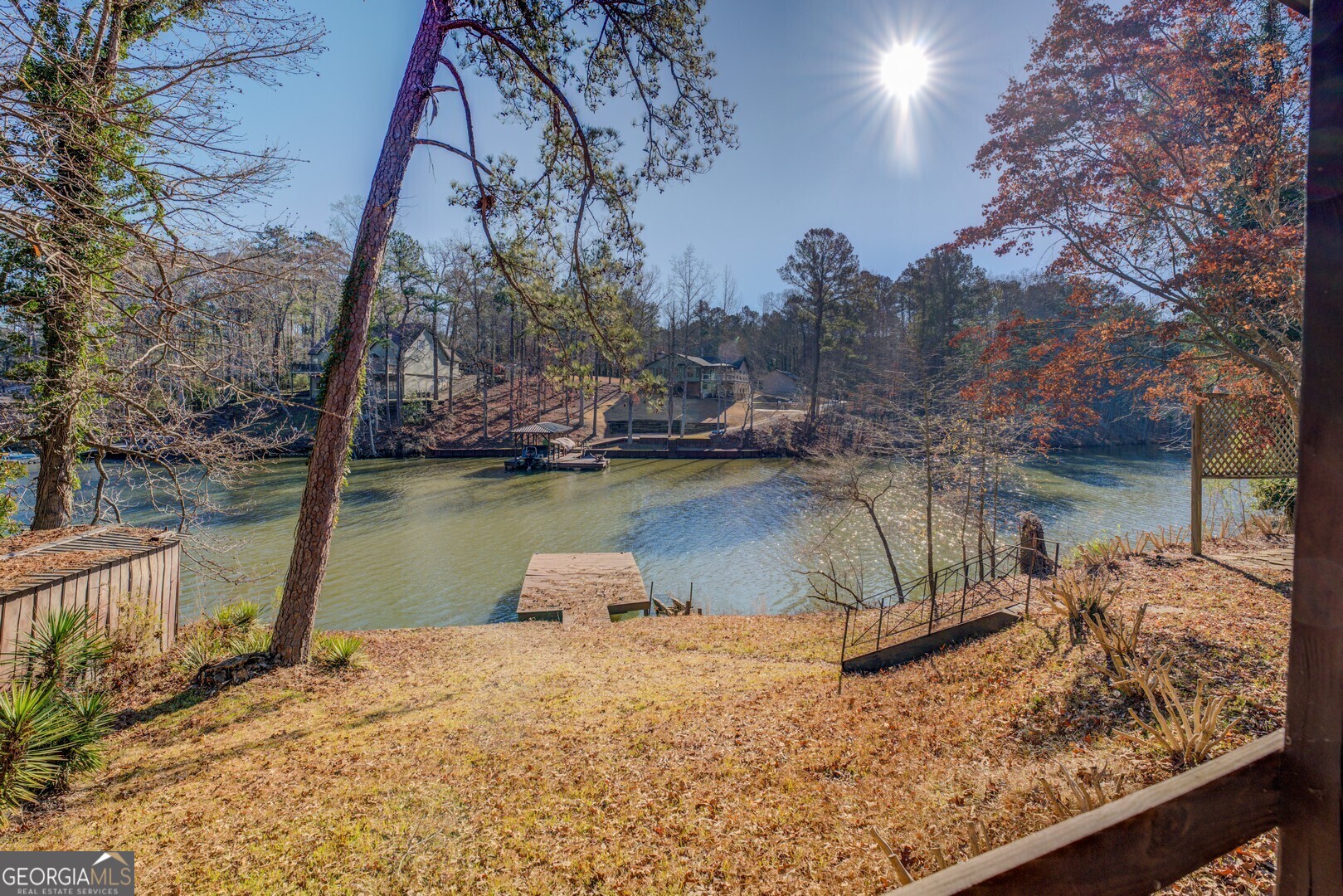 126 Shannon Way Jackson, GA 30233 - Photo 5 of 36 a view of a lake with a yard