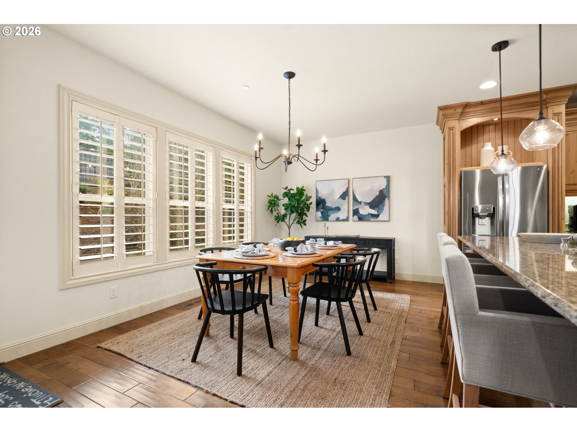 1406 Northwest 44th Avenue Camas, WA 98607 - Photo 15 of 48 a dining room with furniture window and wooden floor