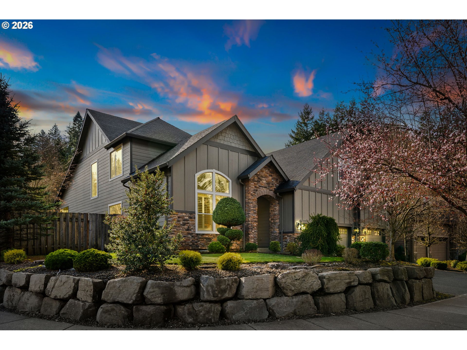 1406 Northwest 44th Avenue Camas, WA 98607 - Photo 2 of 48 a front view of a house with a yard