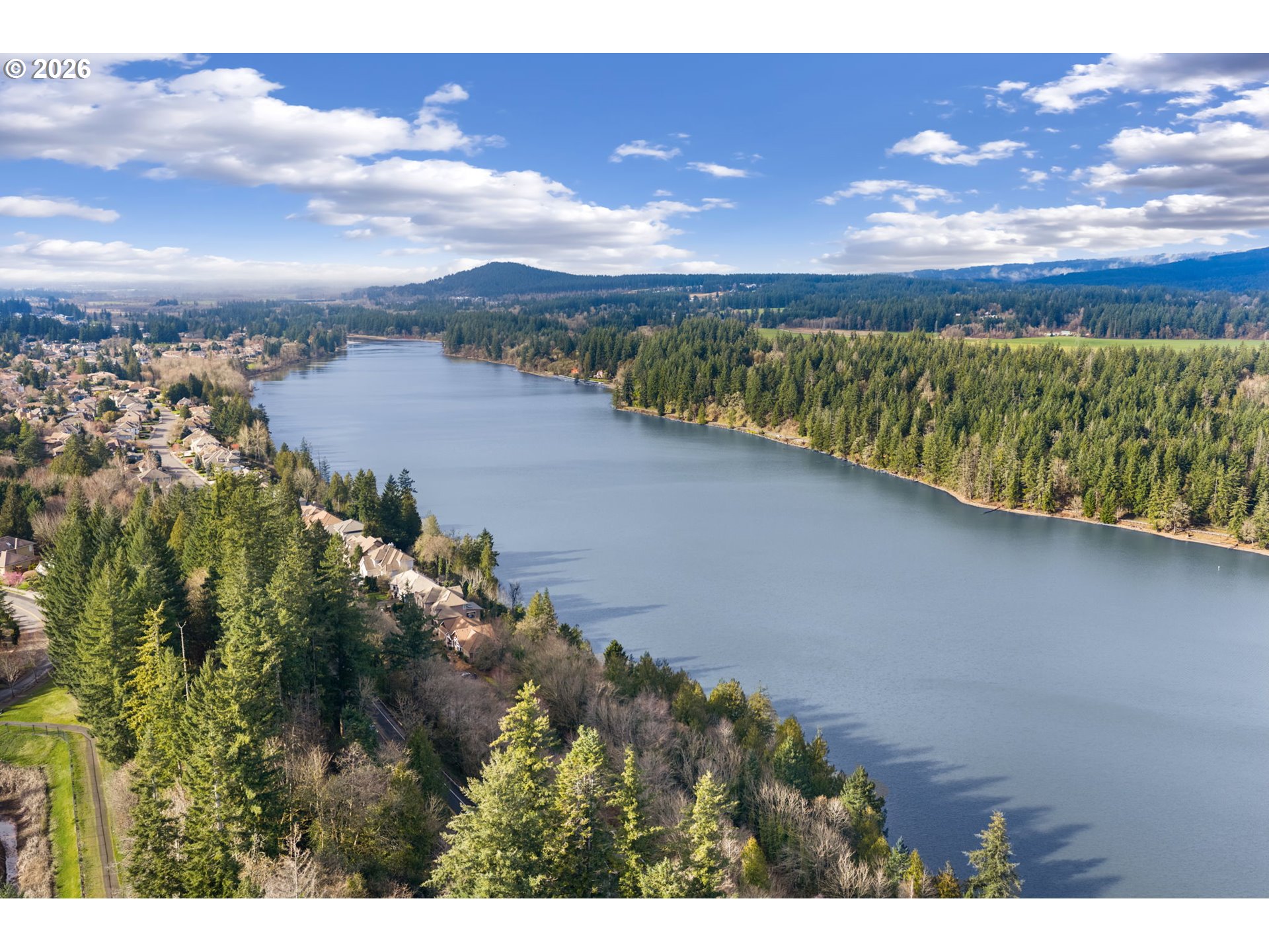 1406 Northwest 44th Avenue Camas, WA 98607 - Photo 48 of 48 a view of a lake with a city