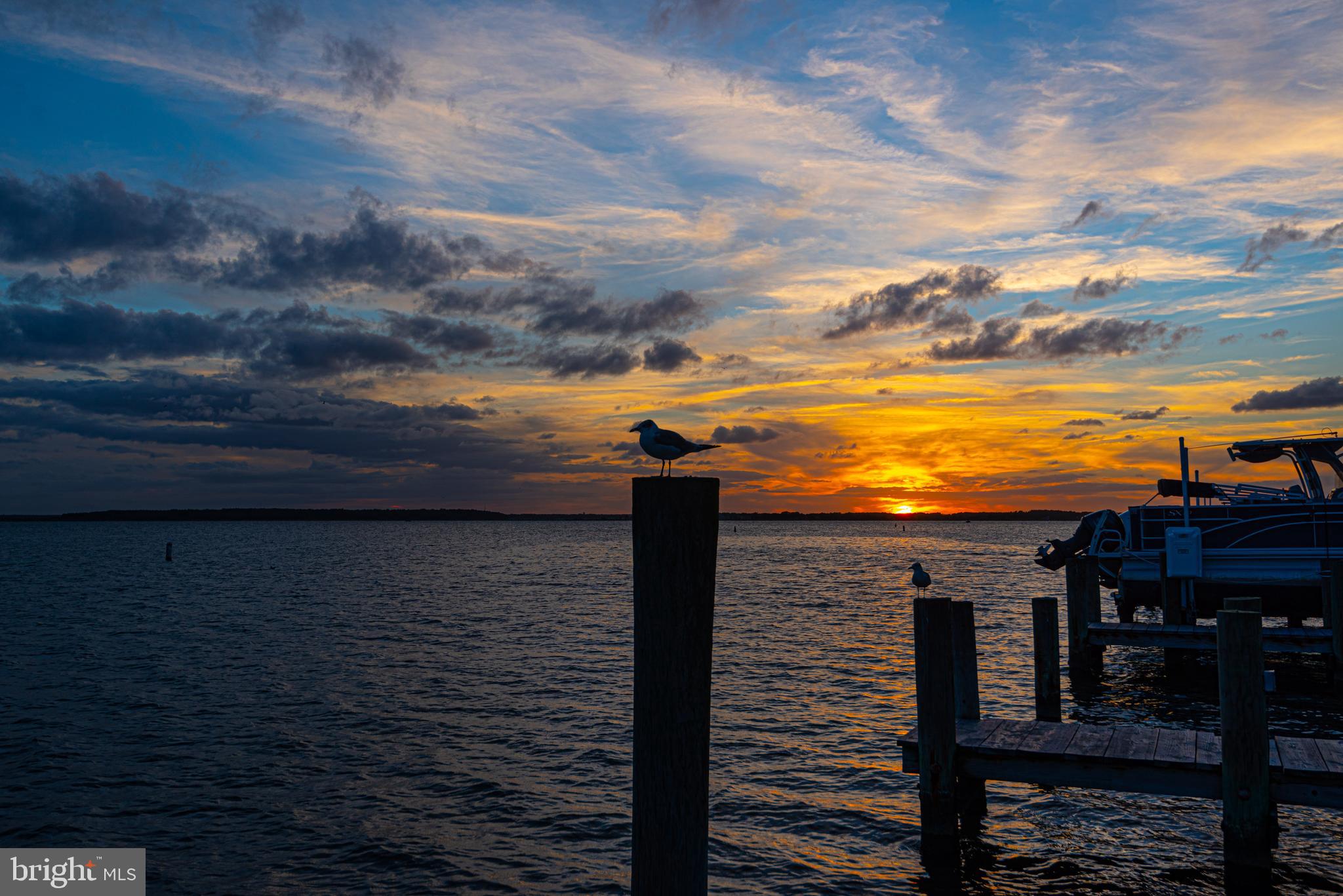 719 Rusty Anchor Road, Unit 5A Ocean City, MD 21842 - Photo 9 of 14 Open Water Sunset.