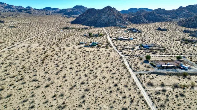 a view of a mountain in the distance