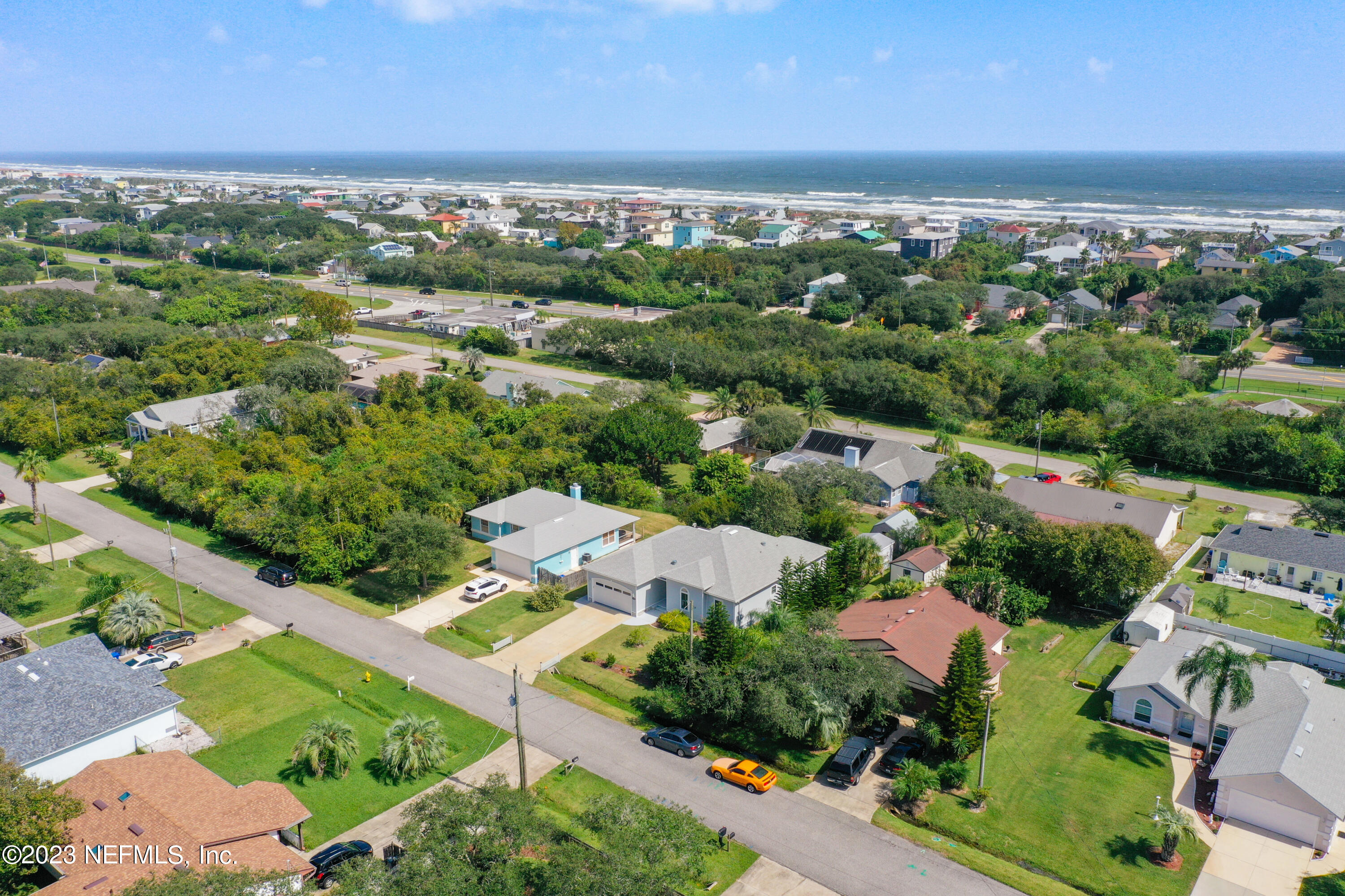 5356 2nd Street St. Augustine, FL 32080 - Photo 57 of 60 an aerial view of residential houses with outdoor space and street view