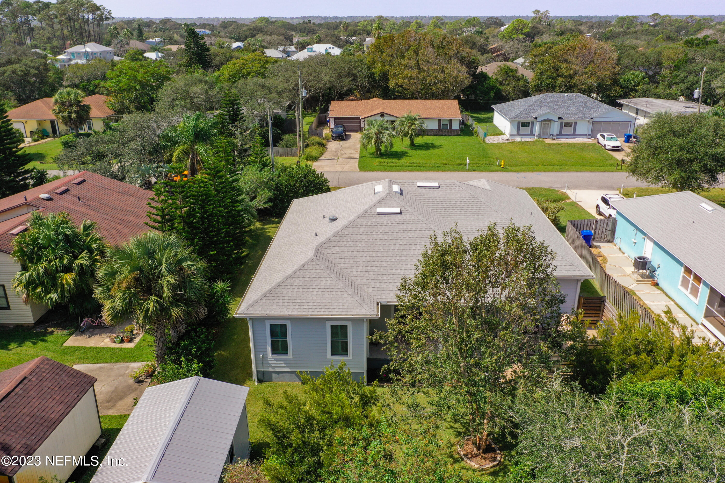 5356 2nd Street St. Augustine, FL 32080 - Photo 58 of 60 an aerial view of a house with a garden