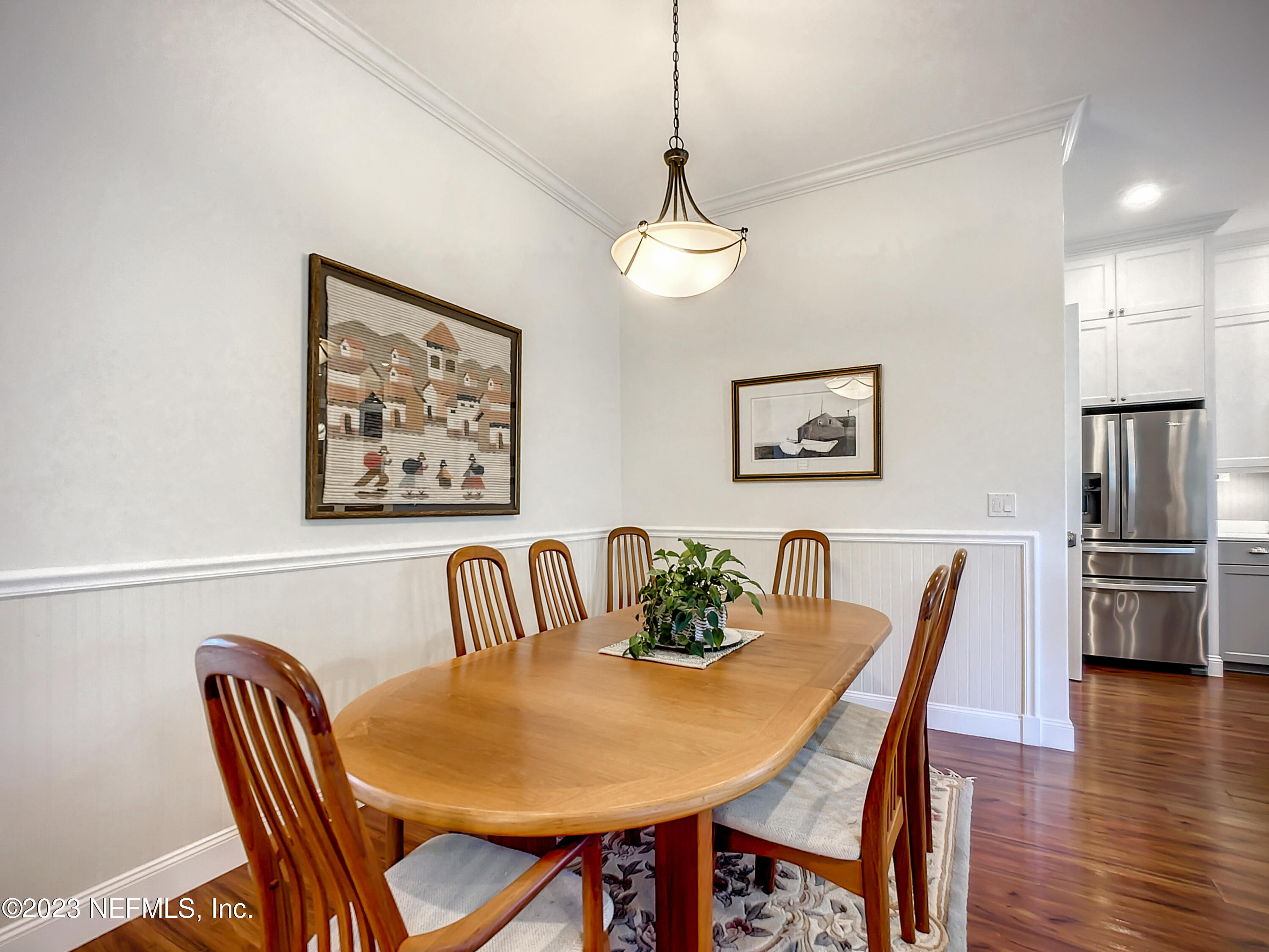5356 2nd Street St. Augustine, FL 32080 - Photo 9 of 60 a dining room with furniture and wooden floor