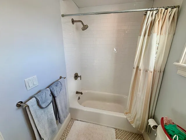 a backyard of a house