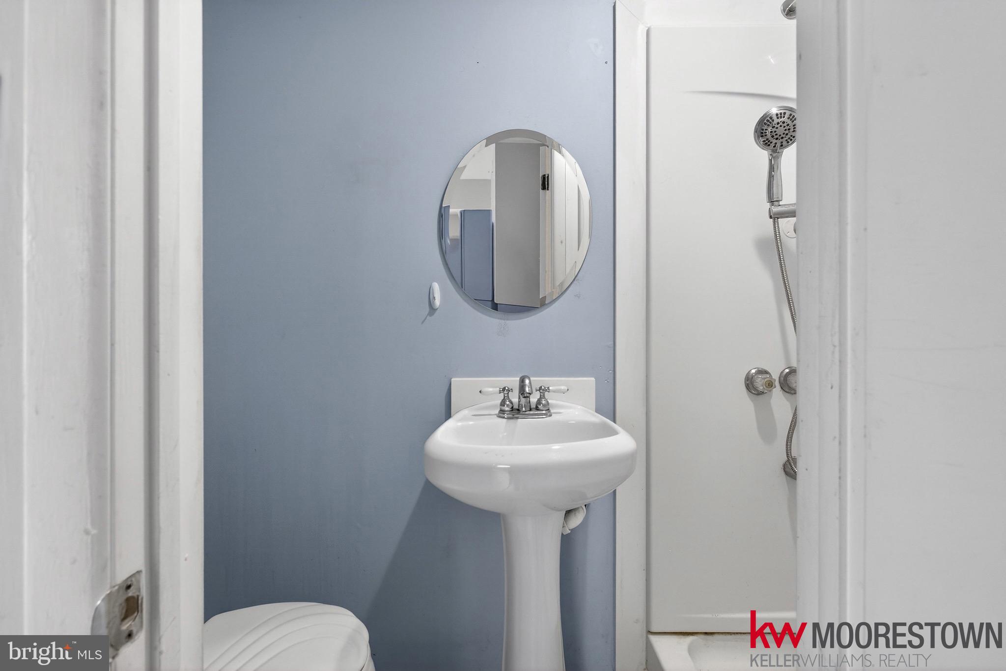 19 Nottingham Way Eastampton, NJ 08060 - Photo 17 of 44 a bathroom with a sink toilet and a mirror