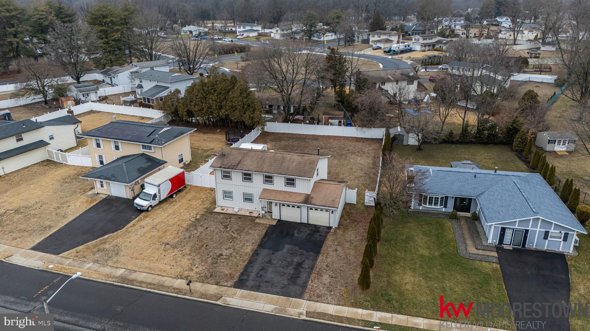19 Nottingham Way Eastampton, NJ 08060 - Photo 43 of 44 an aerial view of residential houses with outdoor space