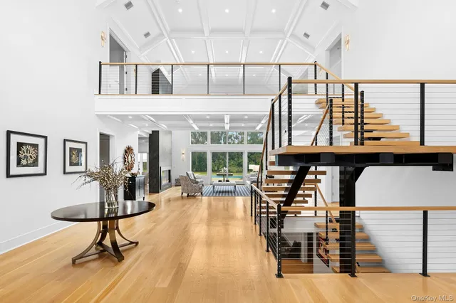 a view of a living room