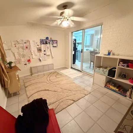 a living room with a couch